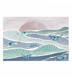 Poster - Fish on the Waves