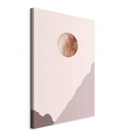 Leinwandbild - Mountain Planet (1 Part) Vertical