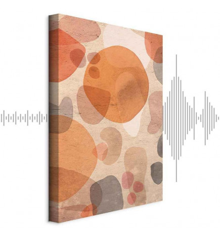 Cuadro - Amber Kaleidoscope (1 Part) Vertical