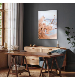 Schilderij - Sophisticated Twigs (1 Part) Vertical