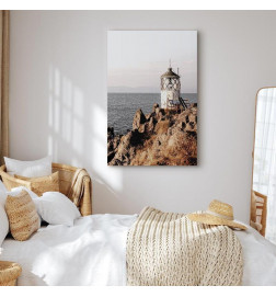Canvas Print - Lantern On The Cliff (1 Part) Vertical