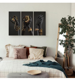 Schilderij - Midass Touch (3 Parts)