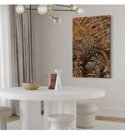 Canvas Print - Mysterious Fern (1 Part) Vertical