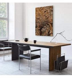 Schilderij - Mysterious Fern (1 Part) Vertical