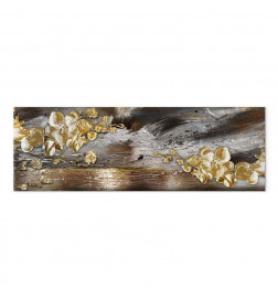 Schilderij - Golden Garden (1 Part) Narrow