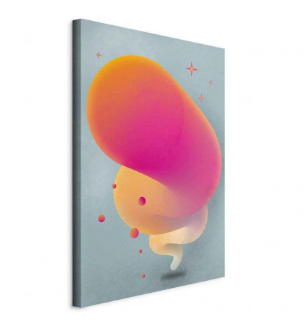 Cuadro - Pink Streak (1 Part) Vertical