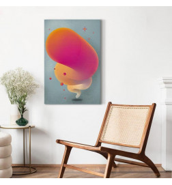 Quadro - Pink Streak (1 Part) Vertical