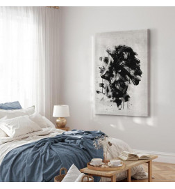 Schilderij - Classic Profile (1 Part) Vertical