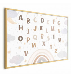 Poster - Letters in Muted Colors