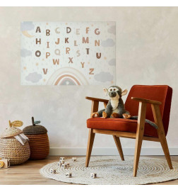 Plakat - Letters in Muted Colors