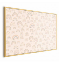 Pôster - Pastel Rainbows