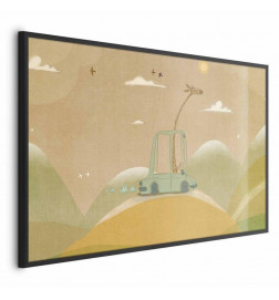 Plakatas - Traveling Giraffe