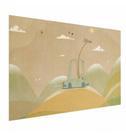 Poster - Traveling Giraffe