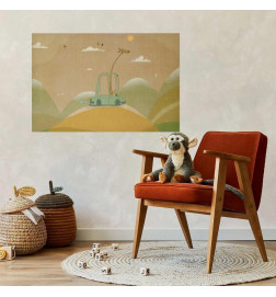 Plakat - Traveling Giraffe