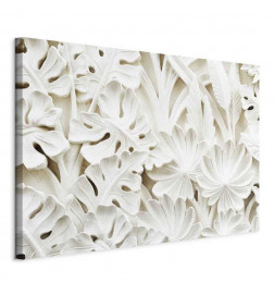 Canvas Print - Ceramic Leaves (1 Part) Wide