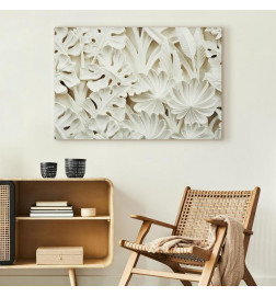 Canvas Print - Ceramic Leaves (1 Part) Wide