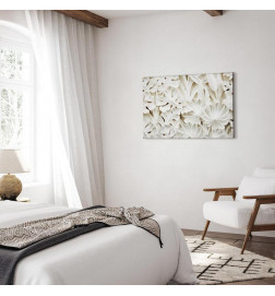 Canvas Print - Ceramic Leaves (1 Part) Wide