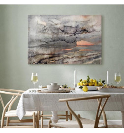 Canvas Print - Connected Clouds (1 Part) Wide