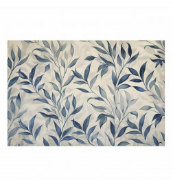 Plakatas - Delicate Botanical Motif with Blue Leaves