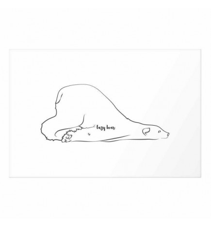 Plakat - Lazy Bear