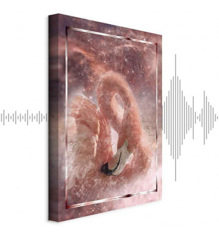 Seinapilt - Space Flamingo (1 Part) Vertical