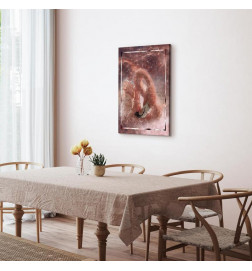 Canvas Print - Space Flamingo (1 Part) Vertical