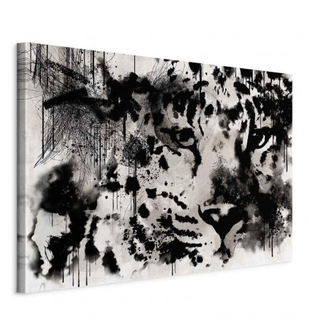 Schilderij - Cats Look (1 Part) Wide