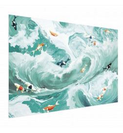 Plakatas - Fish and Waves