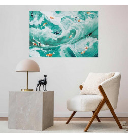 Juliste - Fish and Waves