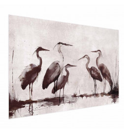 Plakāts - Herons Painted in Ink