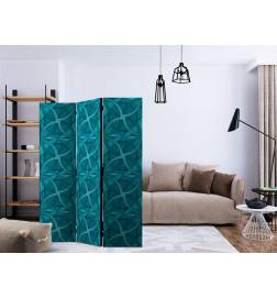 Paravent 3 volets - Geometric Turquoise [Room Dividers]