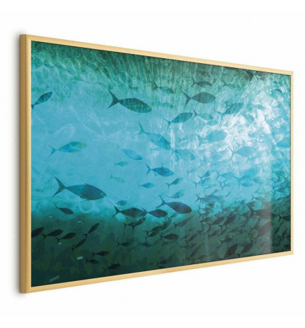 Plakat - Group of Dark Fish