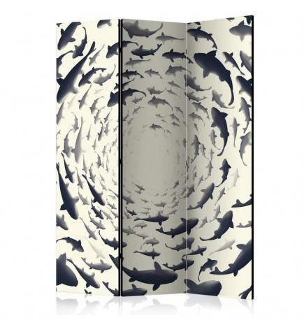 124,00 € 3-teiliges Paravent - Fish Swirl [Room Dividers]