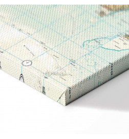 Canvas Print - World Map: Beautiful World