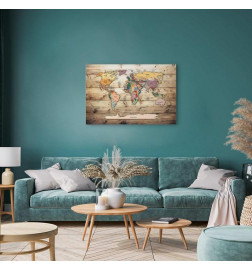 Slika - World Map: Colourful Continents