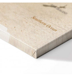 Cuadro - World Map: Beige Chic