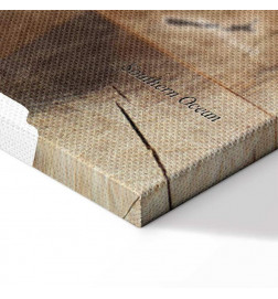 Slika - World Map: Wooden Mosaic