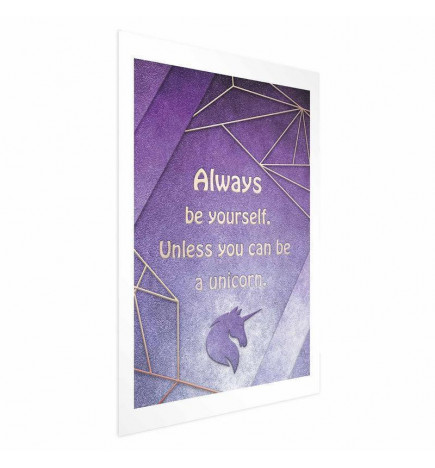 Poster - Be Yourself