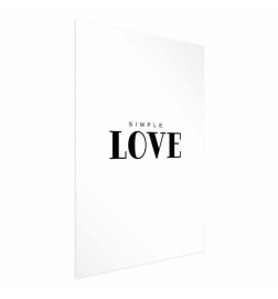 Plakatas - Simple Love