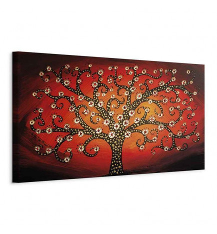 Cuadro - Fiery Tree (1 Part) Narrow