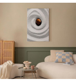 Canvas Print - Karesansui (1 Part) Vertical