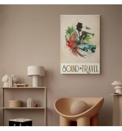 Canvas Print - Sound Travel (1 Part) Vertical