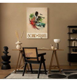 Canvas Print - Sound Travel (1 Part) Vertical