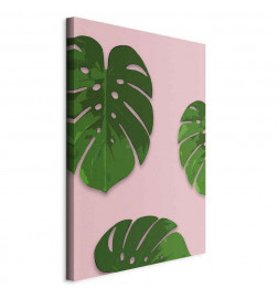 Schilderij - Exotic Fragment (1 Part) Vertical