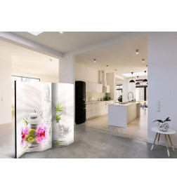 Room Divider - Buddha and Orchids II
