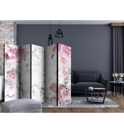 Vouwscherm - Dancing peonies II