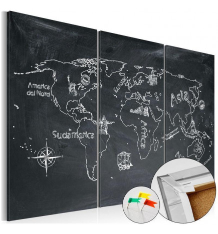 Korkbild - Geography lesson