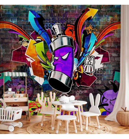 Foto tapete - Graffiti: Colourful attack