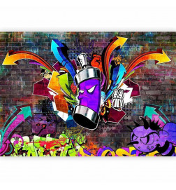 Fotomural - Graffiti: Colourful attack