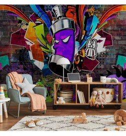 Mural de parede - Graffiti: Colourful attack